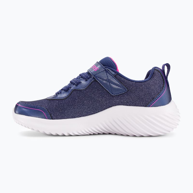 SKECHERS Bounder Girly Groove detská tréningová obuv navy 10