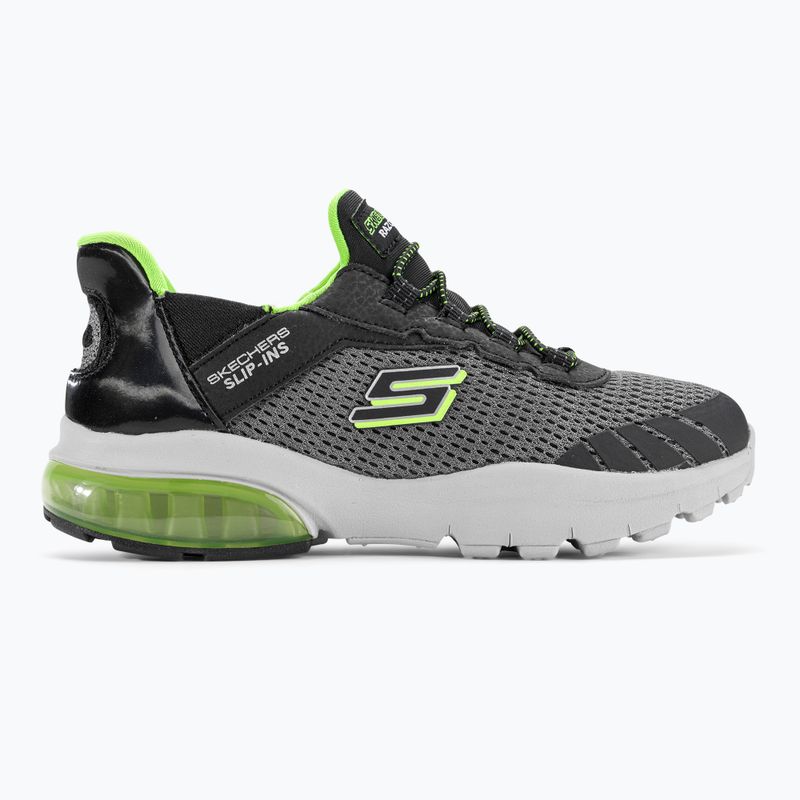 SKECHERS Slip-ins Razor Air Hyper-Brisk detské tenisky charcoal/black 2