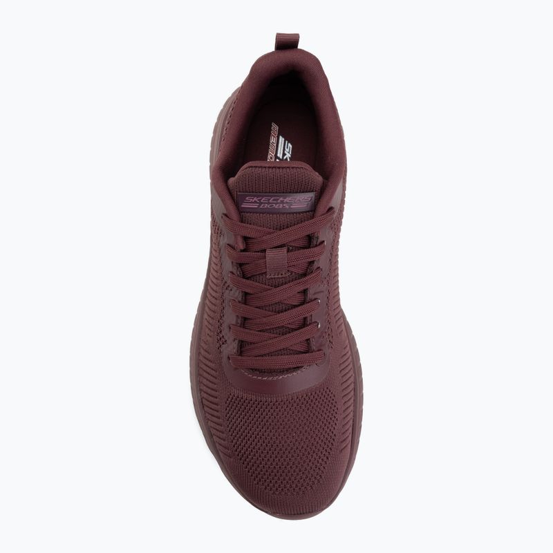 Dámske topánky SKECHERS Bobs Squad Chaos Face Off purple 5