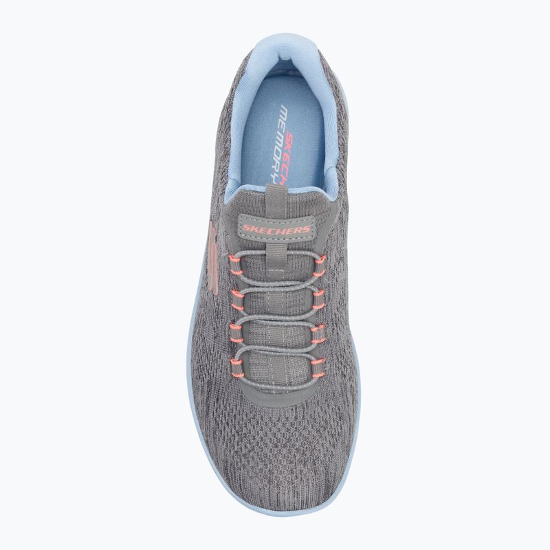 Dámske topánky SKECHERS Summits Fun Flare sivé 5