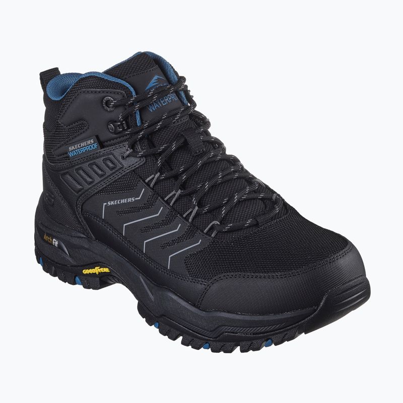 Pánska treková obuv SKECHERS Arch Fit Dawson Raveno black 7