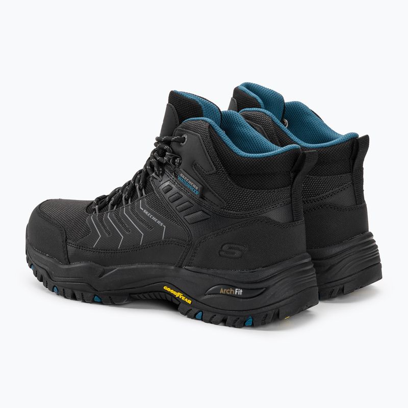 Pánska treková obuv SKECHERS Arch Fit Dawson Raveno black 3