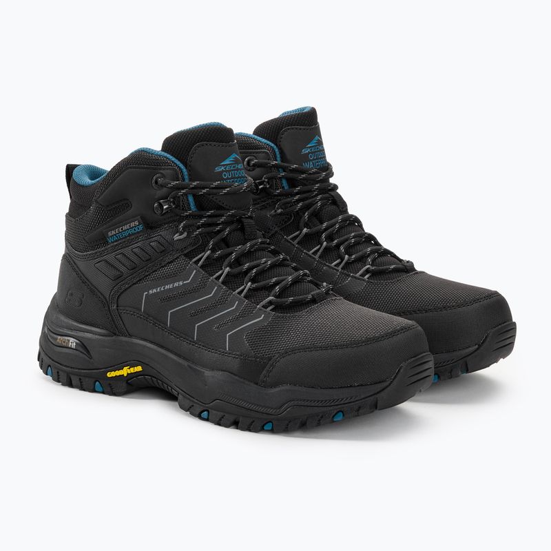 Pánska treková obuv SKECHERS Arch Fit Dawson Raveno black 4