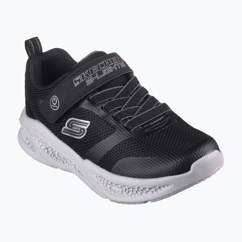 SKECHERS detská tréningová obuv Skechers Meteor-Lights black/grey 8