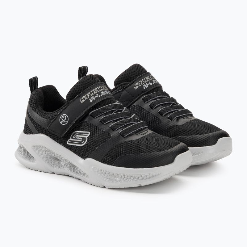 SKECHERS detská tréningová obuv Skechers Meteor-Lights black/grey 4