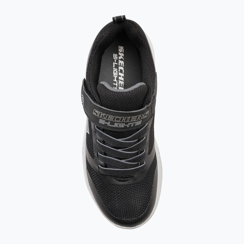 SKECHERS detská tréningová obuv Skechers Meteor-Lights black/grey 6