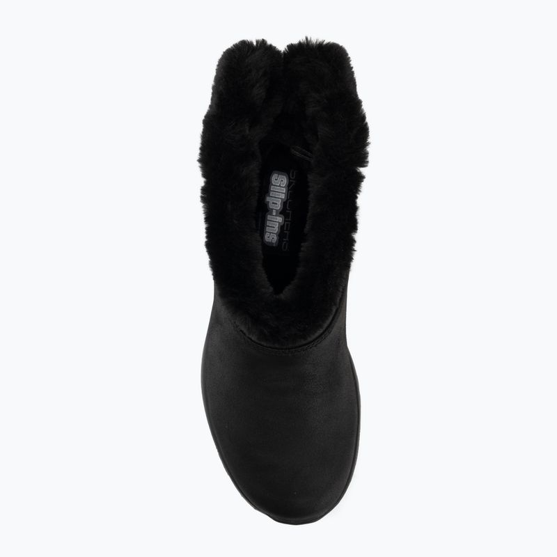 Dámske snehule SKECHERS On-The-Go Joy Cozy Dream black 5
