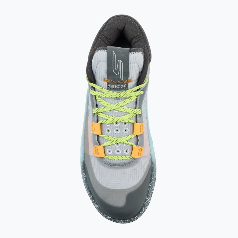 Pánska basketbalová obuv SKECHERS SKX Resagrip gray/yellow 5