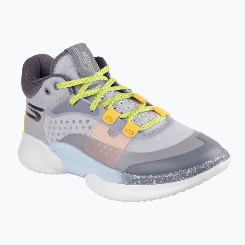 Pánska basketbalová obuv SKECHERS SKX Resagrip gray/yellow 8