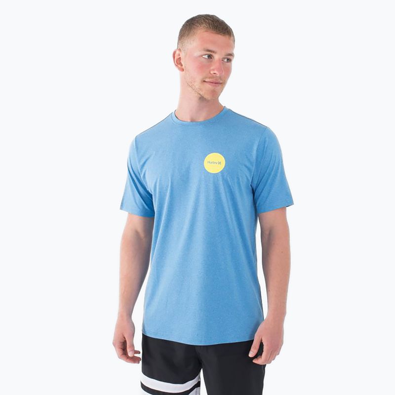 Pánske tričko Hurley Everyday Hybrid Upf kingdom blue heather