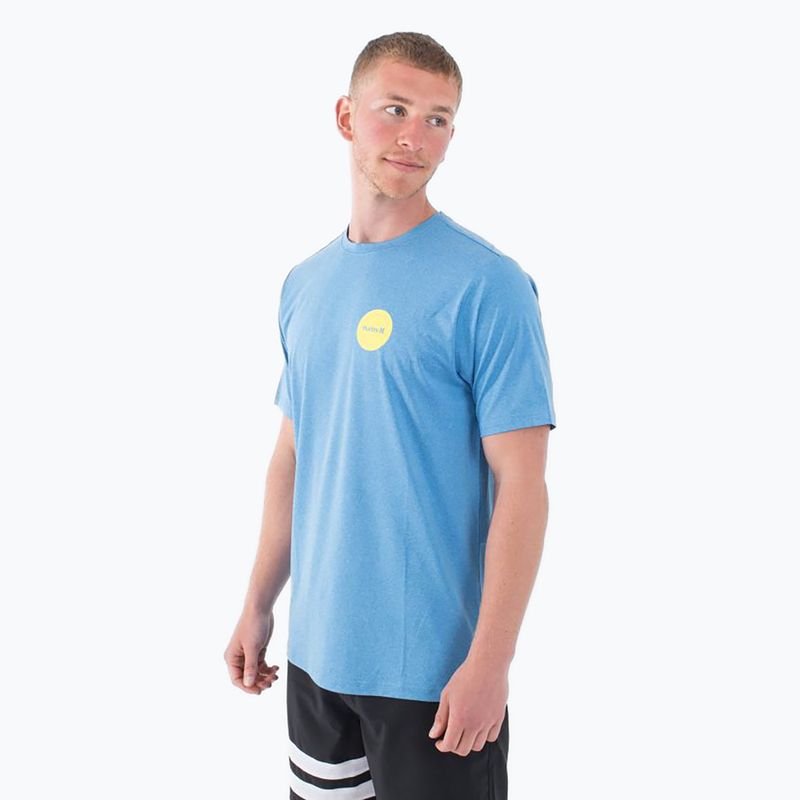 Pánske tričko Hurley Everyday Hybrid Upf kingdom blue heather 3