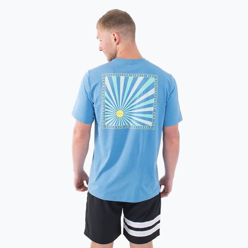 Pánske tričko Hurley Everyday Hybrid Upf kingdom blue heather 4