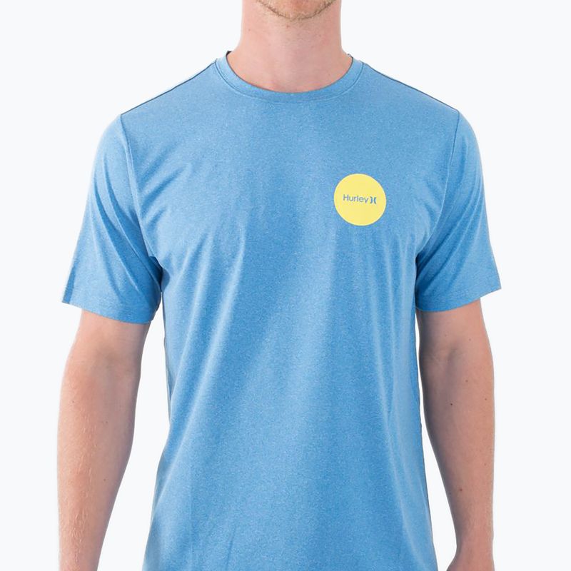 Pánske tričko Hurley Everyday Hybrid Upf kingdom blue heather 5