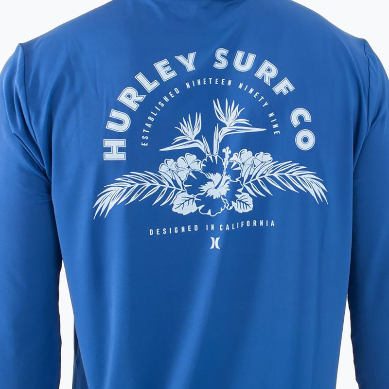 Pánske tričko Hurley Everyday Hybrid Upf abyssal Longsleeve 6
