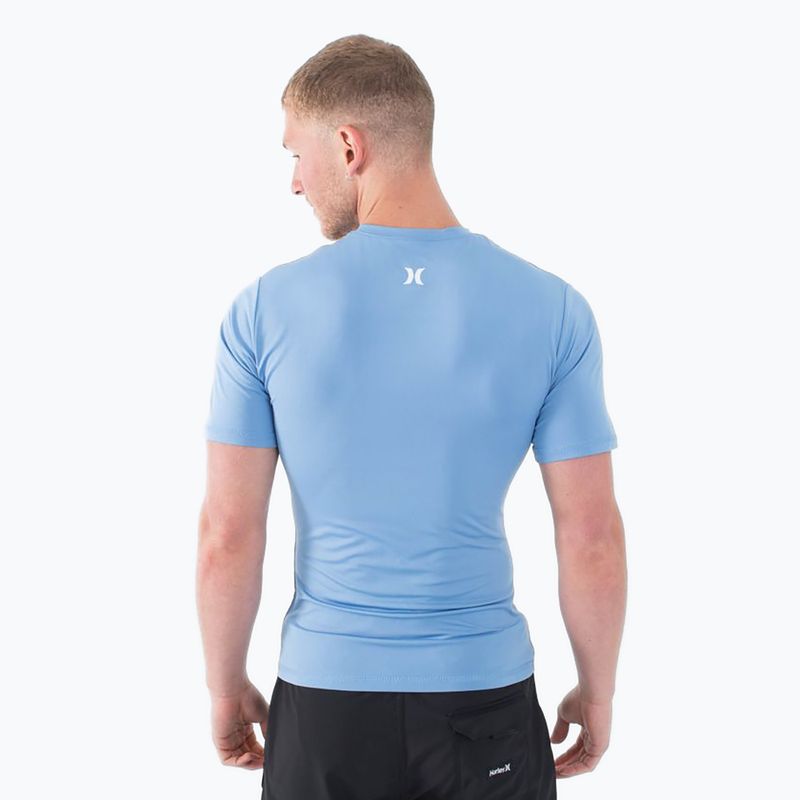Pánske tričko Hurley O&O Quickdry Rashguard aquifer 4