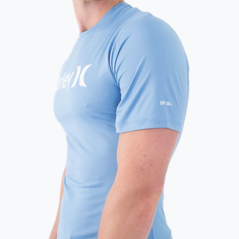 Pánske tričko Hurley O&O Quickdry Rashguard aquifer 6