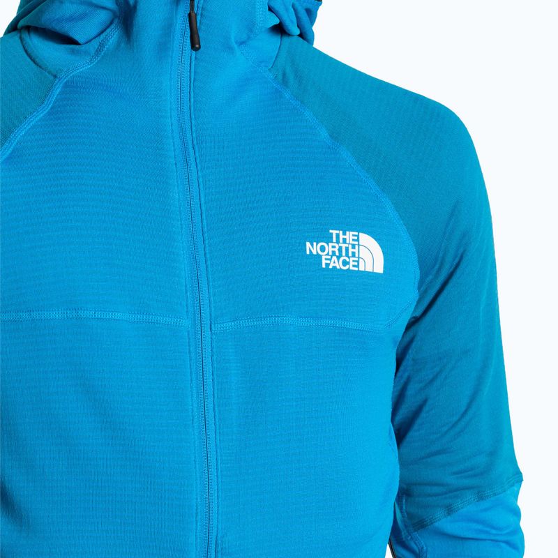 Pánska trekingová mikina The North Face Bolt Polartec Hoodie skyline blue/adriatic b 3