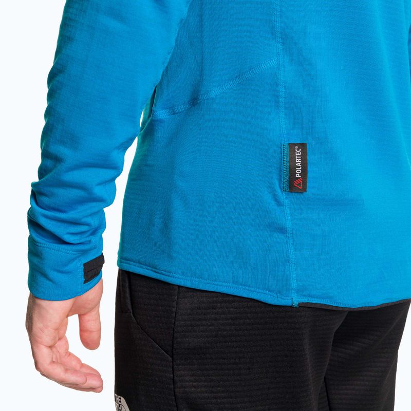 Pánska trekingová mikina The North Face Bolt Polartec Hoodie skyline blue/adriatic b 6