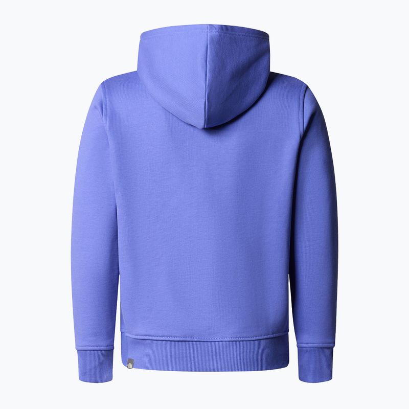 Detská mikina The North Face Drew Peak Light Hoodie dopamine blue 2