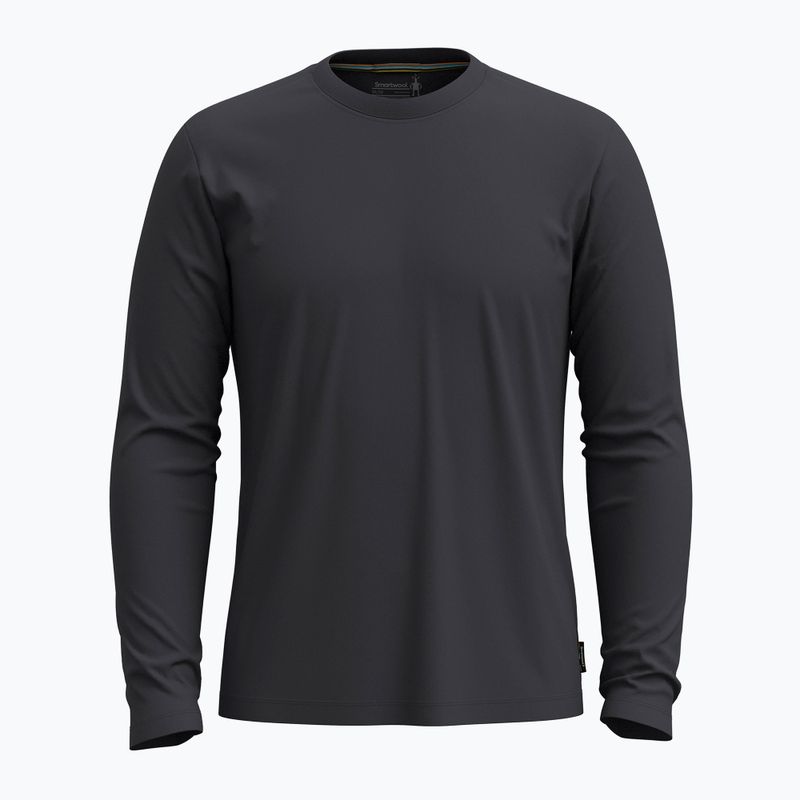 Pánske trekové tričko longsleeve Smartwool Perfect Crew black 3