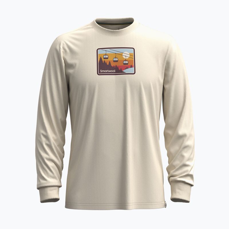 Pánsky Longsleeve  Smartwool Gondola Ride Graphic almond
