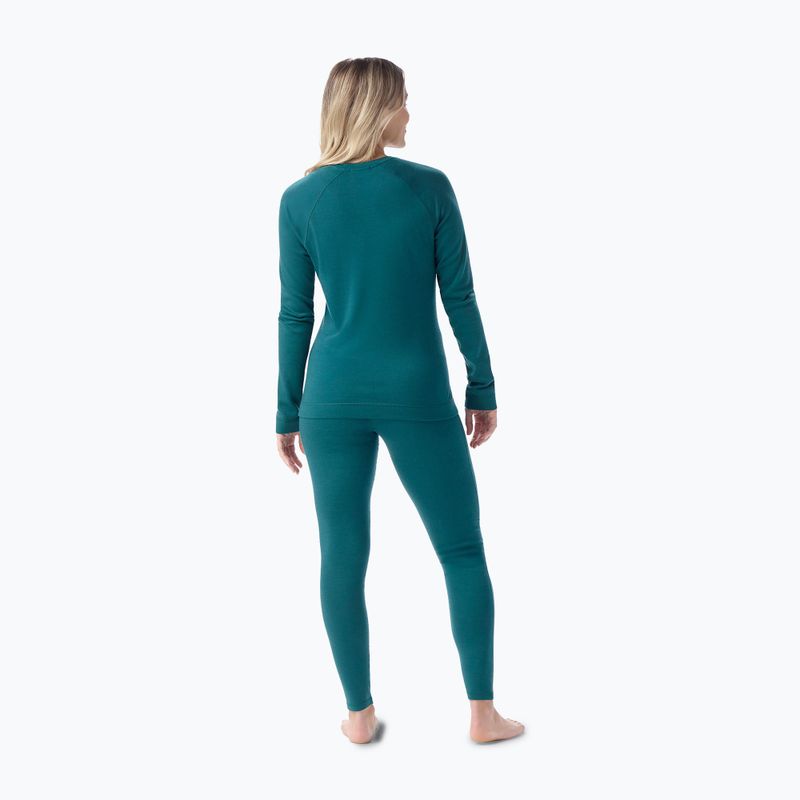 Dámska termoaktívna mikina Smartwool Merino 250 Baselayer Crew Boxed emerald green 2
