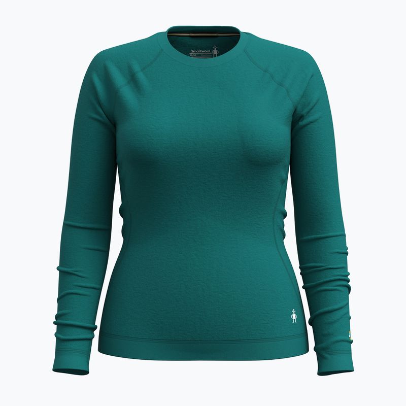 Dámska termoaktívna mikina Smartwool Merino 250 Baselayer Crew Boxed emerald green 3