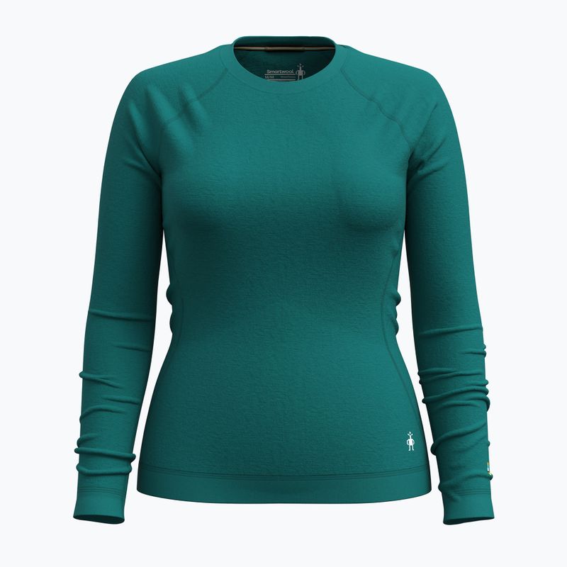 Dámsky termoaktívny longsleeve Smartwool Merino 250 Baselayer Crew Boxed emerald green 3