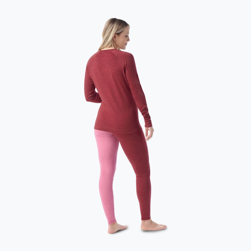 Dámsky termoaktívny longsleeve Smartwool Merino 250 Baselayer Crew Boxed currant heather 2