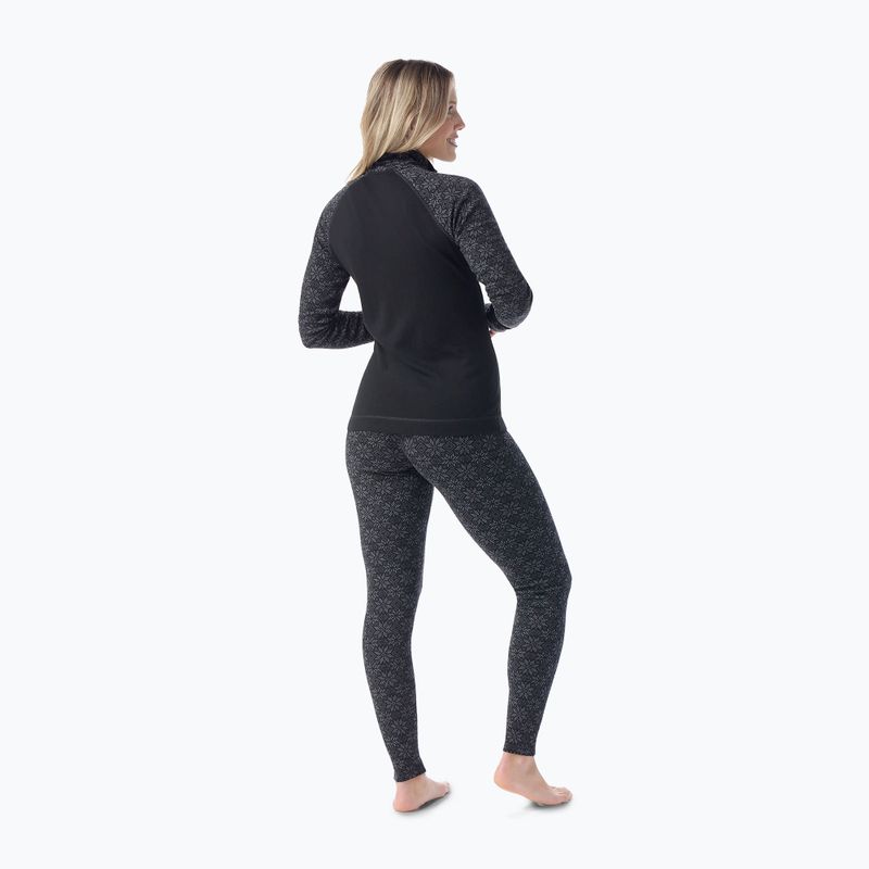 Dámske termonohavice Smartwool Classic Thermal Merino Base Layer Boxed black digi snow 2