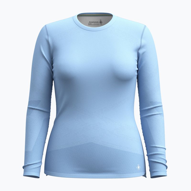 Dámska termoakčná mikina Smartwool Intraknit Thermal Merino Baselayer Crew serene blue/white 3