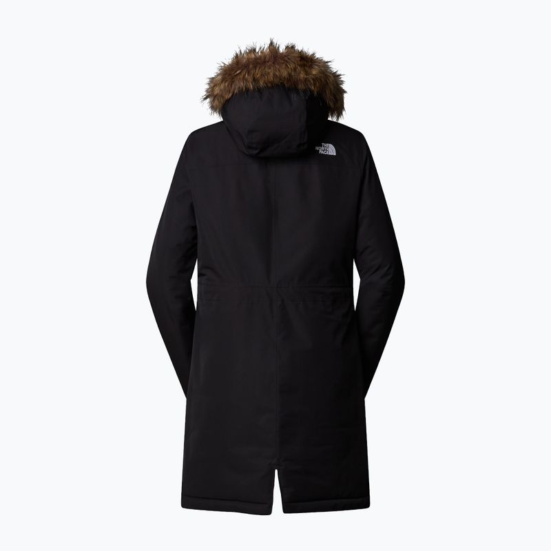 Dámsky páperový kabát The North Face Zaneck Parka black/black 6