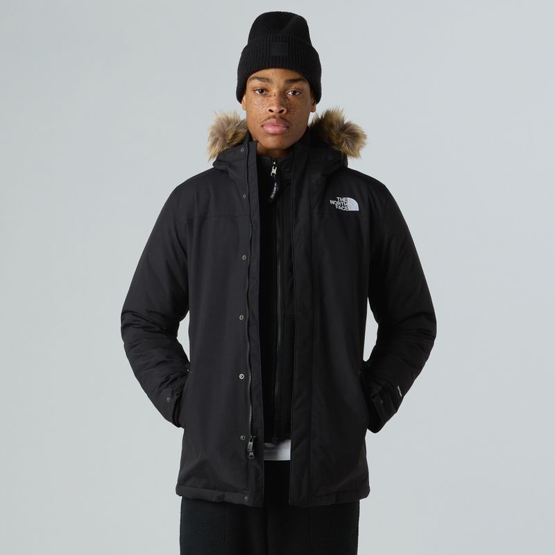 Pánska páperová bunda The North Face Zaneck black/black 4