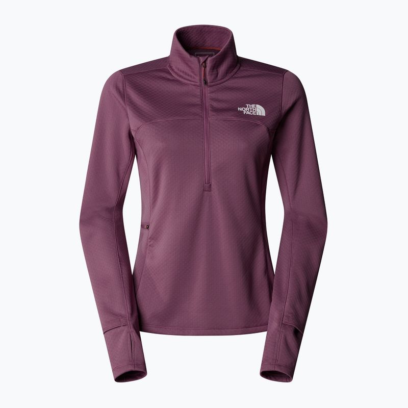 Dámska bežecká mikina The North Face Winter Warm Pro 1/4 Zip midnight mauve 4