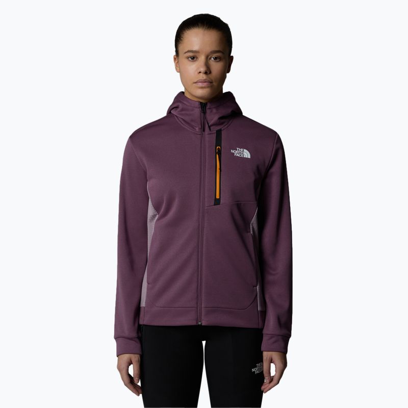 Dámska mikina The North Face Mountain Athletics FZ Fleece midnight mauve/ purple chalk