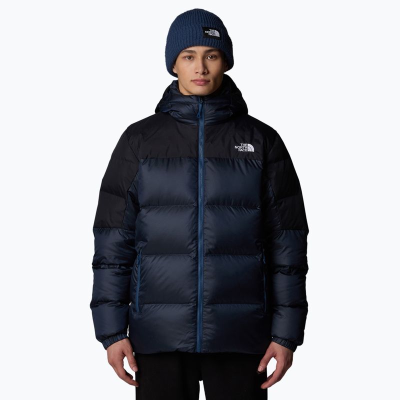 Pánska páperová bunda The North Face Diablo Down 2.0 Hoodie shady blue/black heathe