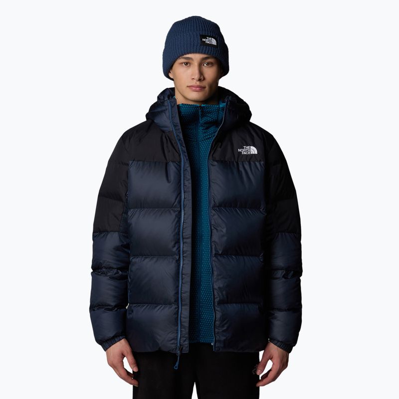 Pánska páperová bunda The North Face Diablo Down 2.0 Hoodie shady blue/black heathe 4