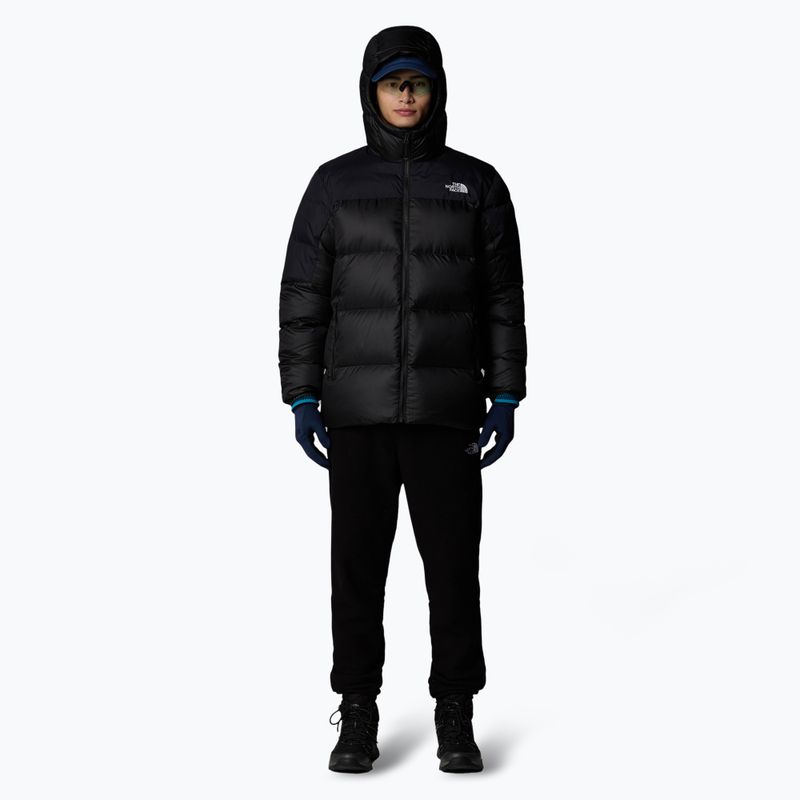 Pánska páperová bunda The North Face Diablo Down 2.0 Hoodie black heather/blk 2