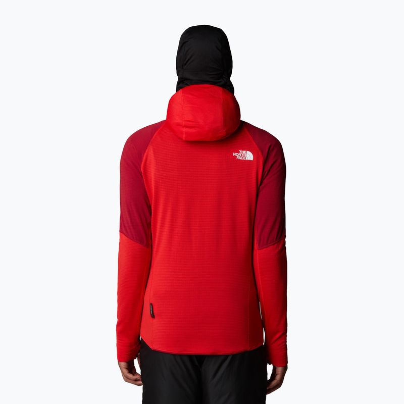 Pánska mikina The North Face Bolt Polartec Hoodie high risk red/garnet red 3