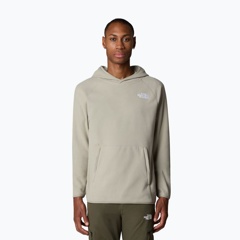 Pánska mikina The North Face 100 Glacier Hoodie clay grey