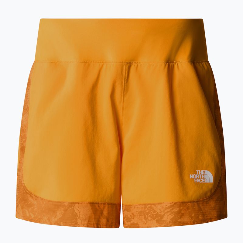 Dámske bežecké šortky The North Face Sunriser 4" apricot glaze mountain 4