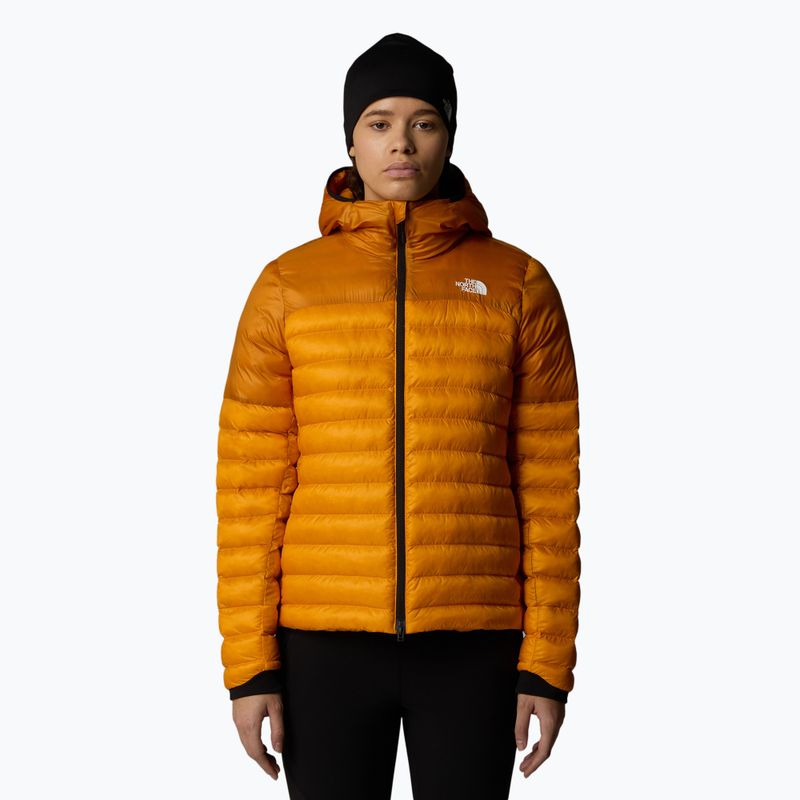 Dámska páperová bunda The North Face Terra Peak Hoodie apricot glaze / iron citrus