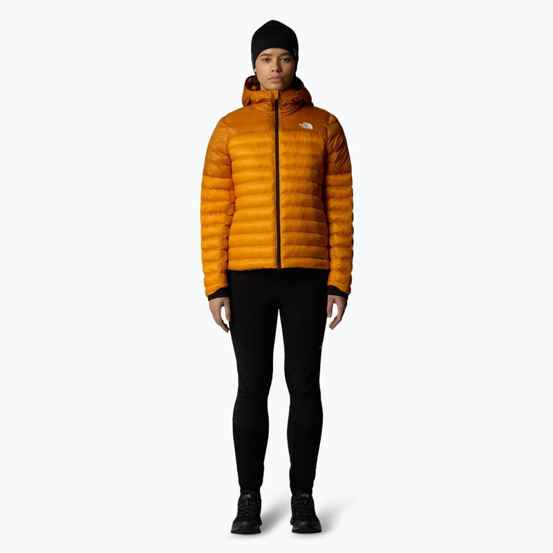 Dámska páperová bunda The North Face Terra Peak Hoodie apricot glaze / iron citrus 2