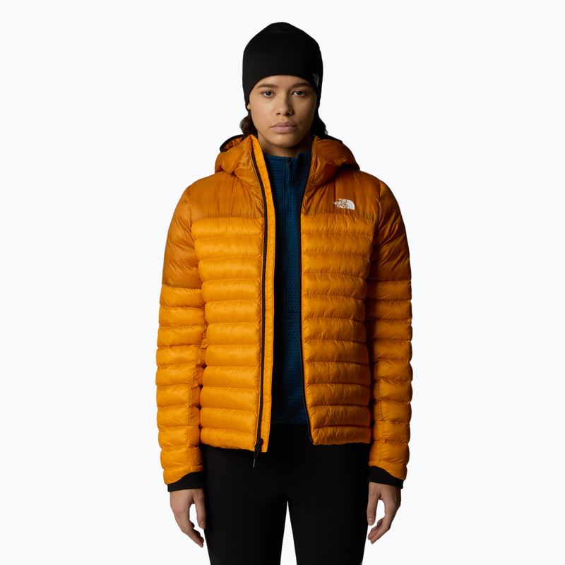 Dámska páperová bunda The North Face Terra Peak Hoodie apricot glaze / iron citrus 4