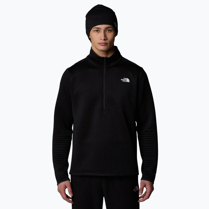 Pánska trekingová mikina The North Face Vertical Thermal 1/4 Zip black