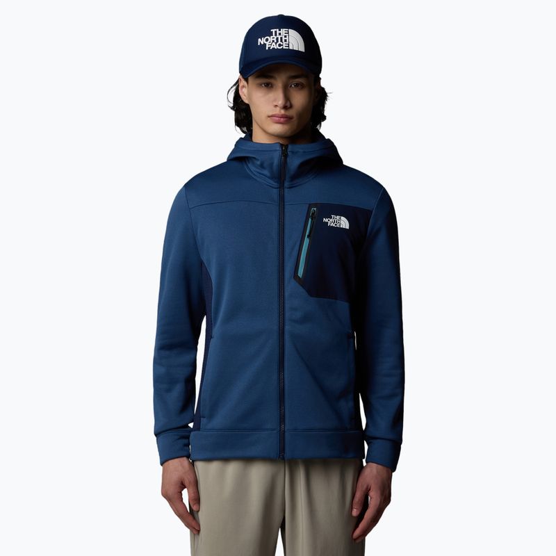 Pánska mikina The North Face Mountain Athletics Full Zip Fleece shady blue/ summit navy