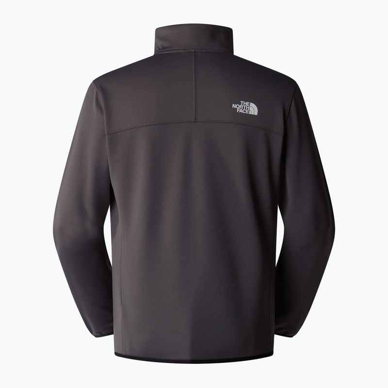 Pánska mikina The North Face Crest 1/4 Zip antracitová šedá/čierna 5