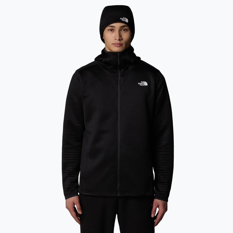 Pánska trekingová mikina The North Face Vertical Thermal FZ Hoodie black