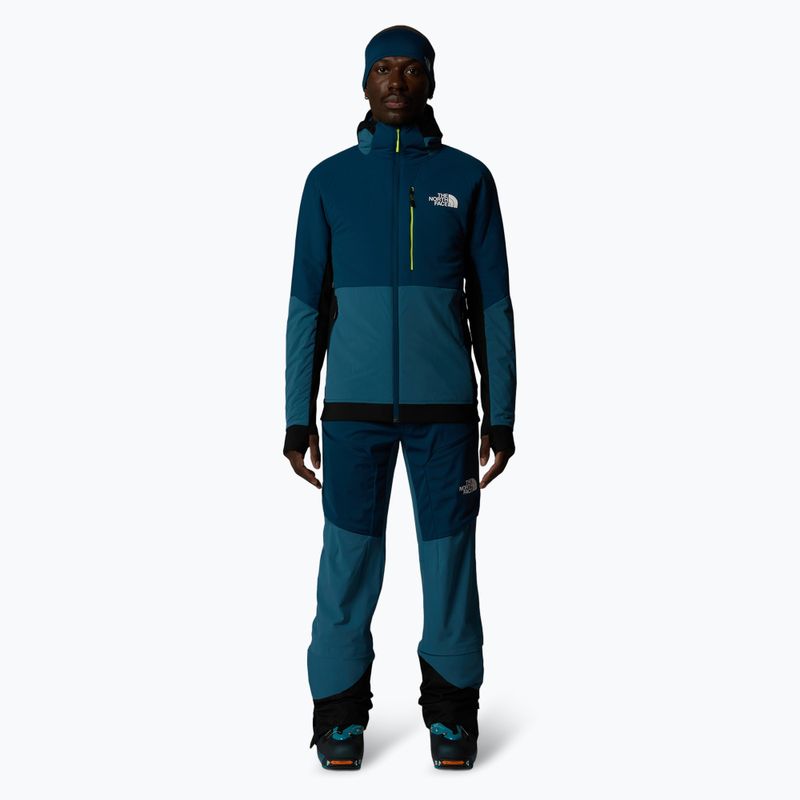Pánska hybridná bunda The North Face Binntal Hybrid Ventrix Hoodie mallard blue/midnight 2