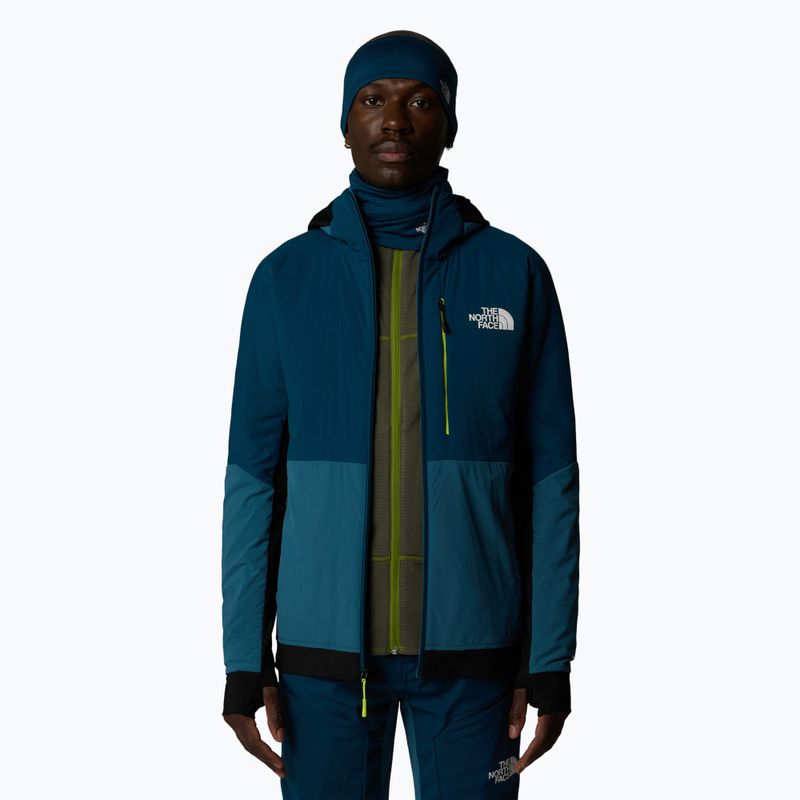 Pánska hybridná bunda The North Face Binntal Hybrid Ventrix Hoodie mallard blue/midnight 4